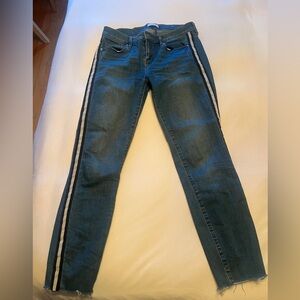 Ann Taylor Loft Blue Jeans with Side Stripes - Size 4